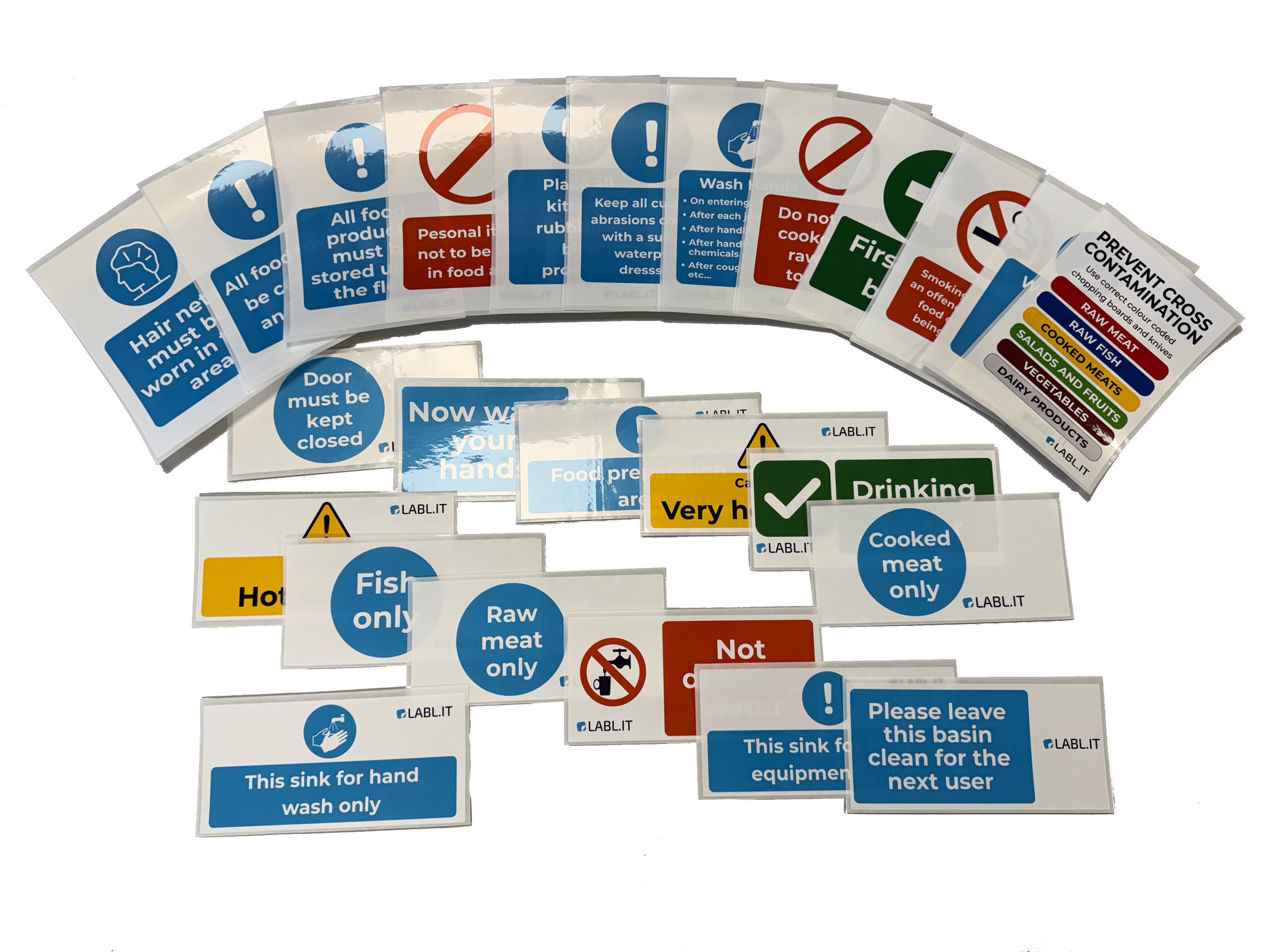 Labl.it Kitchen Safety Sticker Pack (x25)